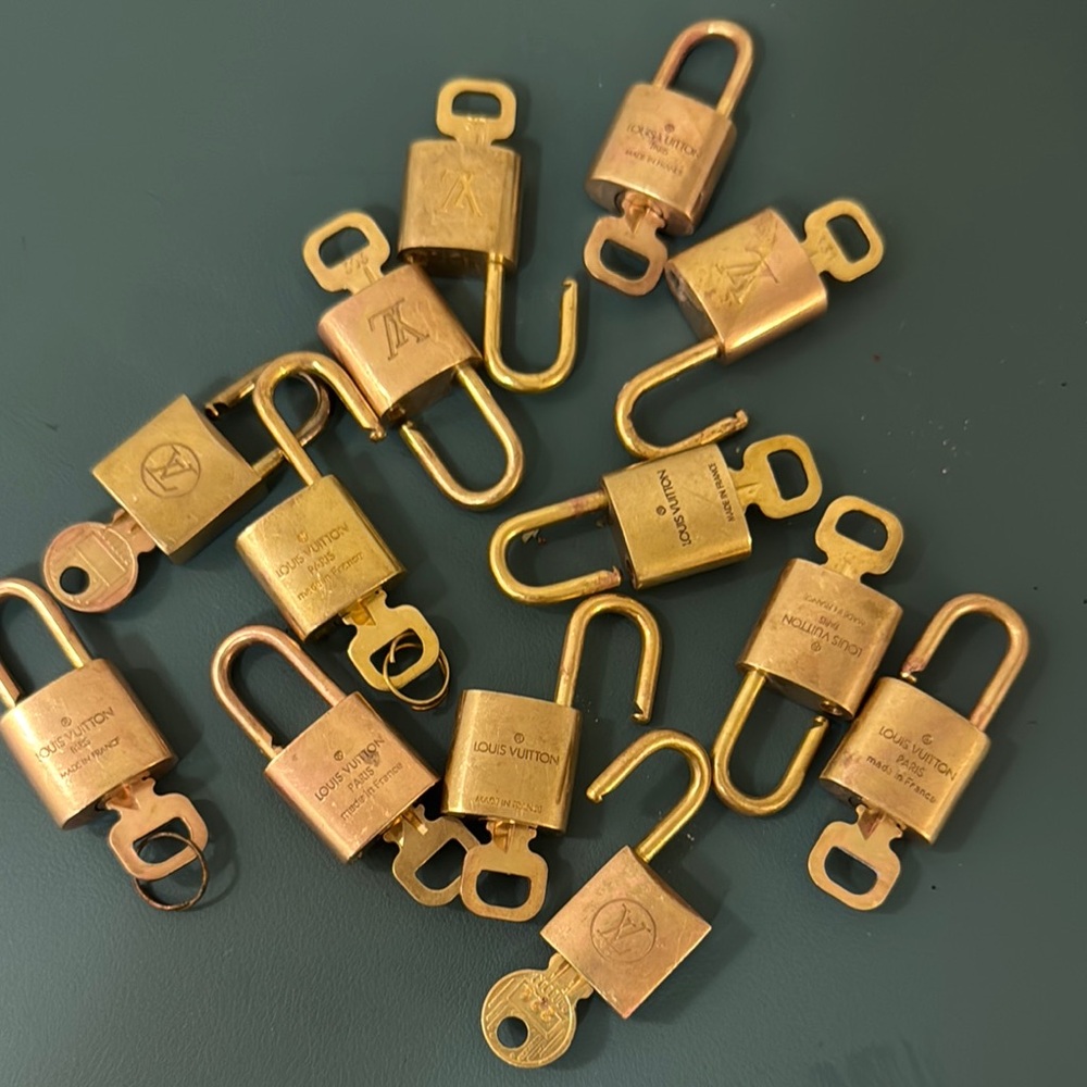 Louis Vuitton Gold Locks Collection $30 each